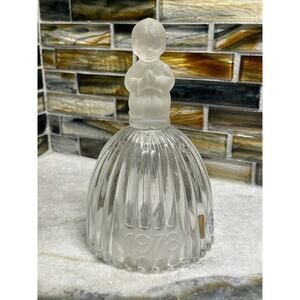 Vintage Goebel 1978 Crystal Bell Praying Girl First Edition West Germany